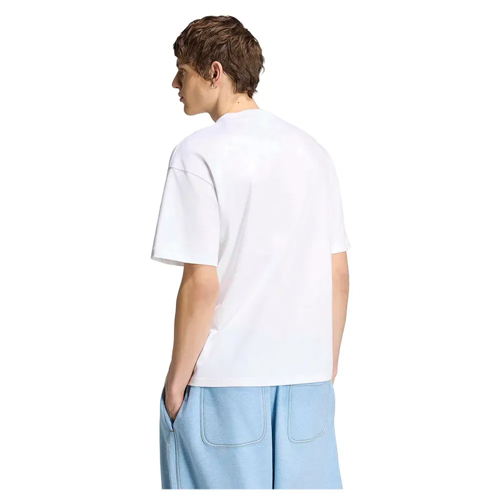 Футболка свободного кроя Trefoil Essentials Adidas Originals, белый — фото 2