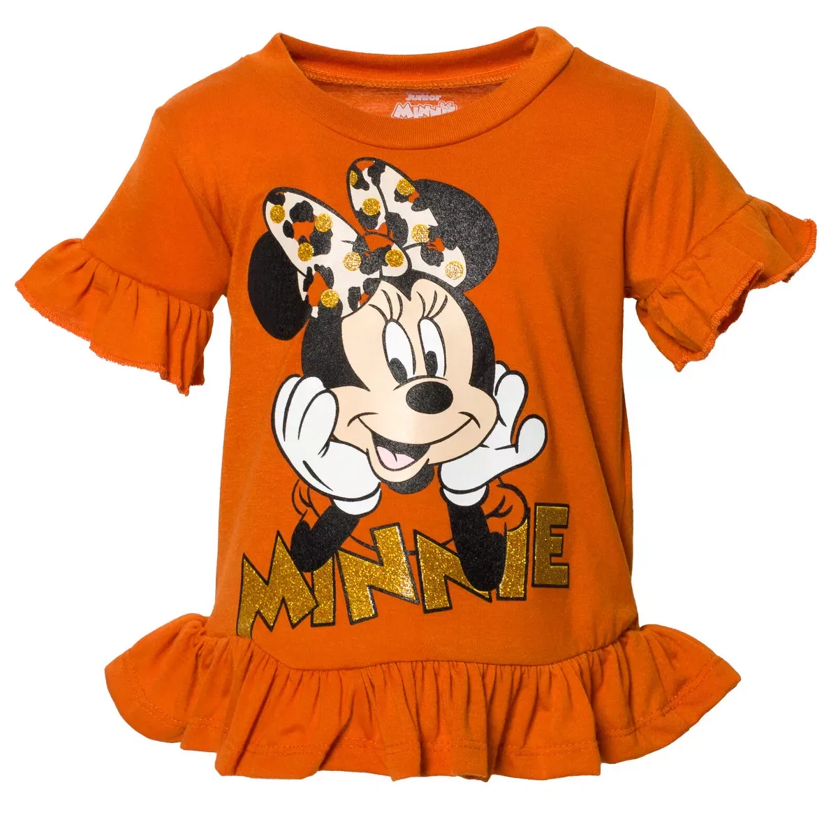 Детский комплект футболки и шорт с принтом Mickey Mouse & Friends Disney, Orange — фото 2