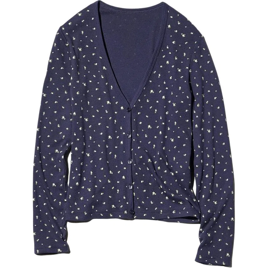 Трикотаж женский синий, UNIQLO, Navy Blue