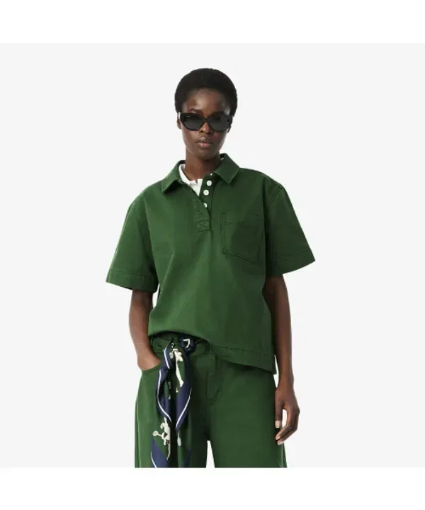 Рубашка поло Lacoste из денима, CF0052-55G 132, цветной
