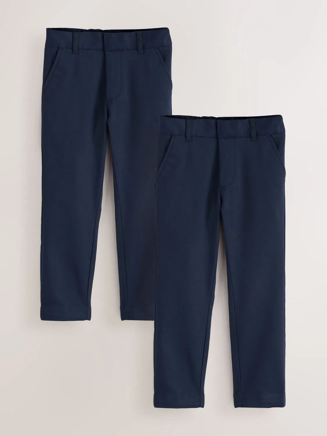 Брюки школьные, slim fit Clarks, синие