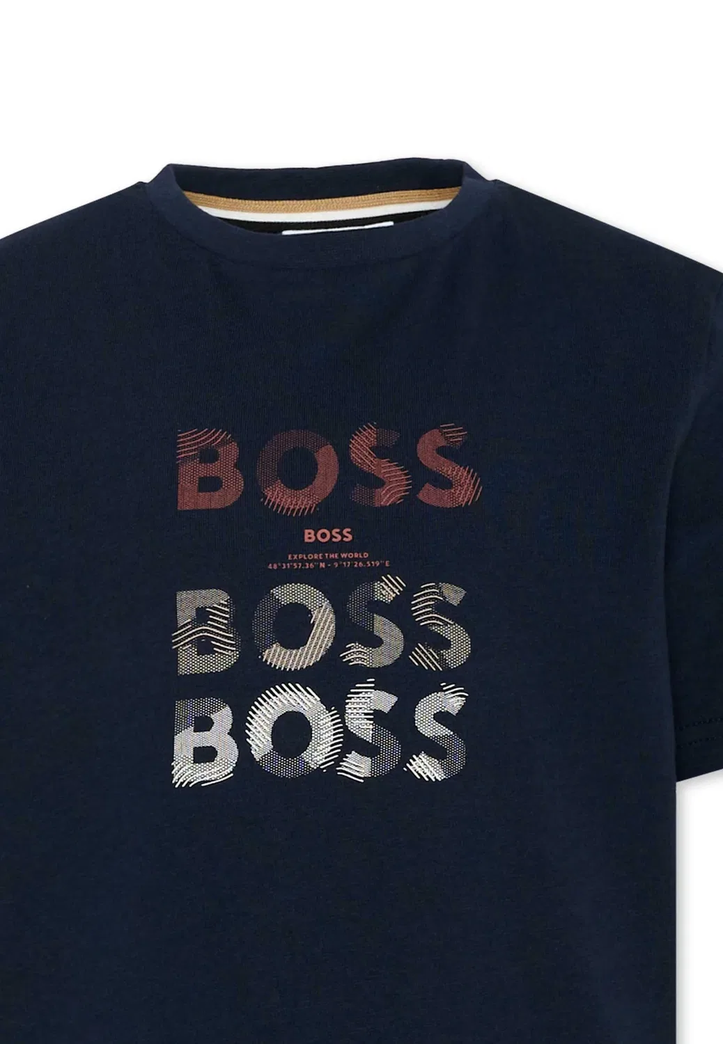Футболка - футболка с принтом Boss Kidswear, Blue — фото 3