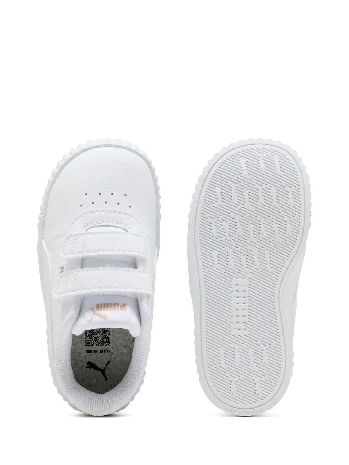 Кроссовки детские Carina 3.0 Puma, белый — фото 4