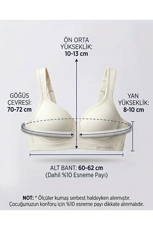 Детский бюстгальтер хлопковый 8-штучный набор Lavint Homewear, Asorti8 — фото 2