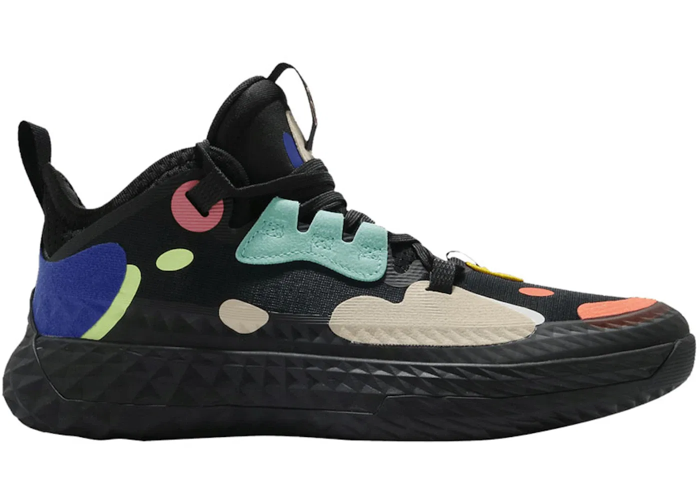 Детские кроссовки для баскетбола Harden Vol. 5 Futurenatural Adidas, Core Black/Cloud White/Royal Blue
