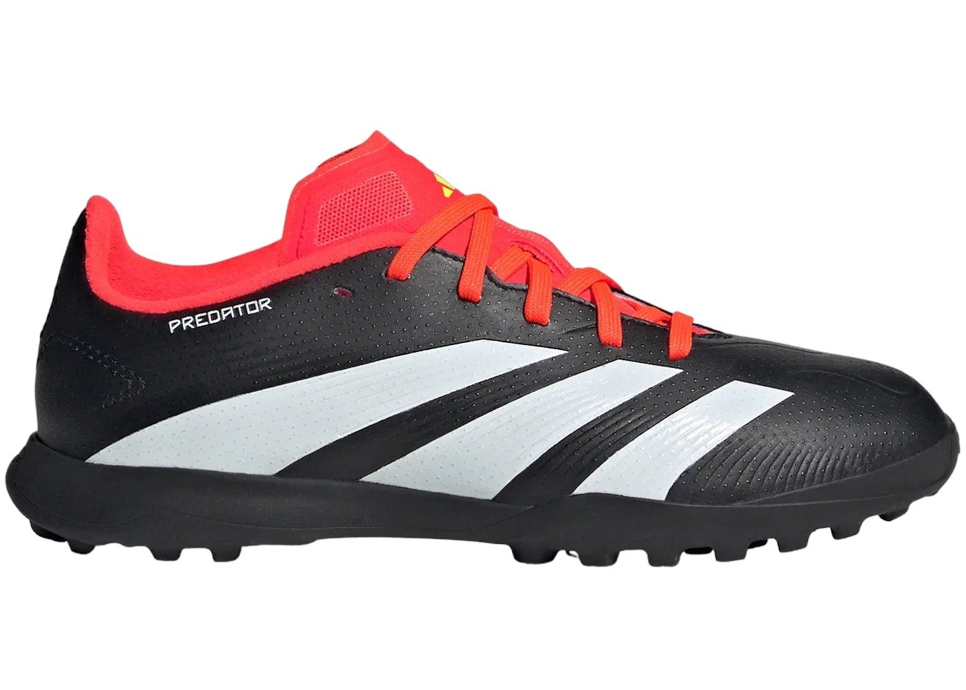 Детские бутсы с покрытием из искусственной кожи Predator 24 League Turf Adidas, Core Black/Cloud White/Solar Red