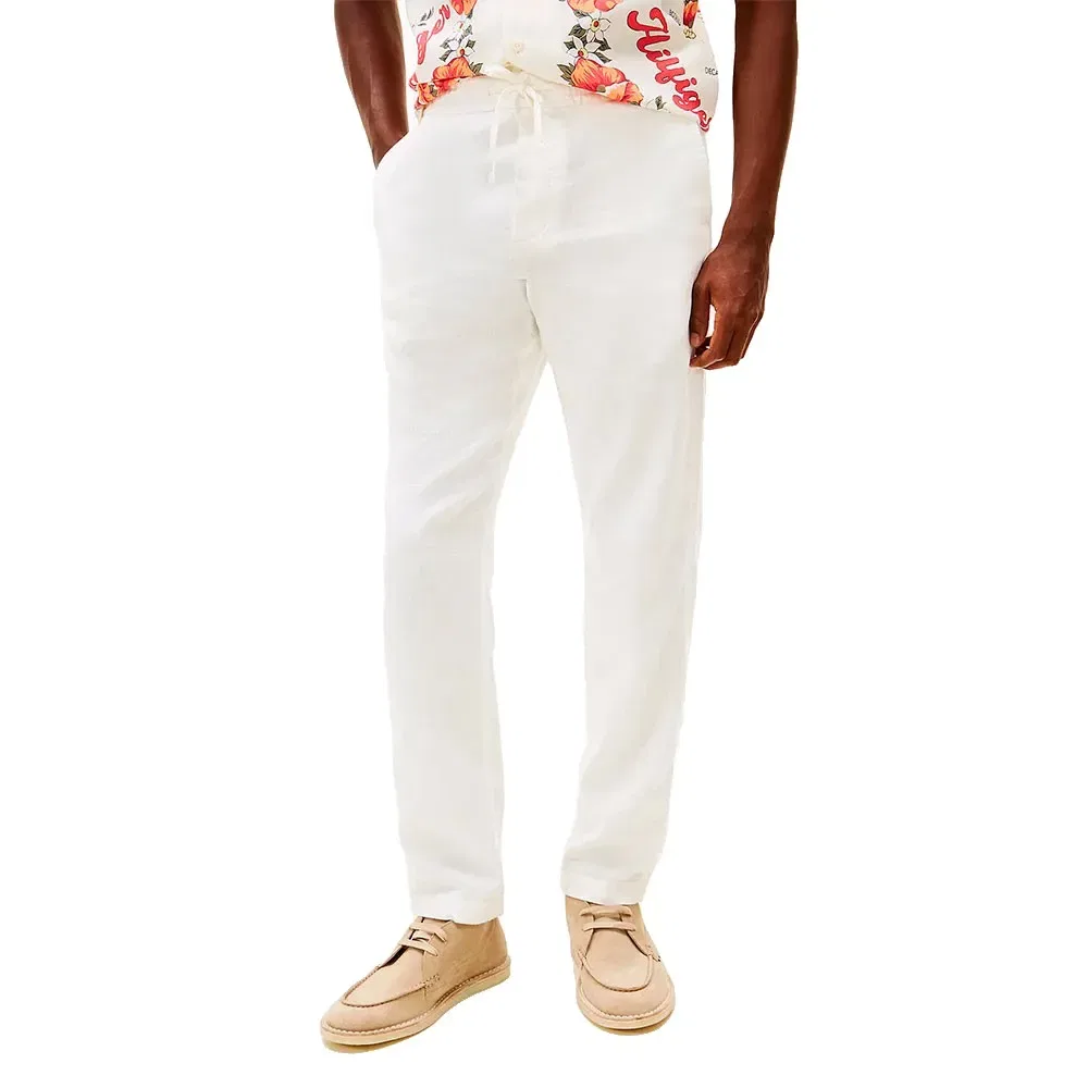 Брюки льняные Harlem Sorona Tommy Hilfiger, белый