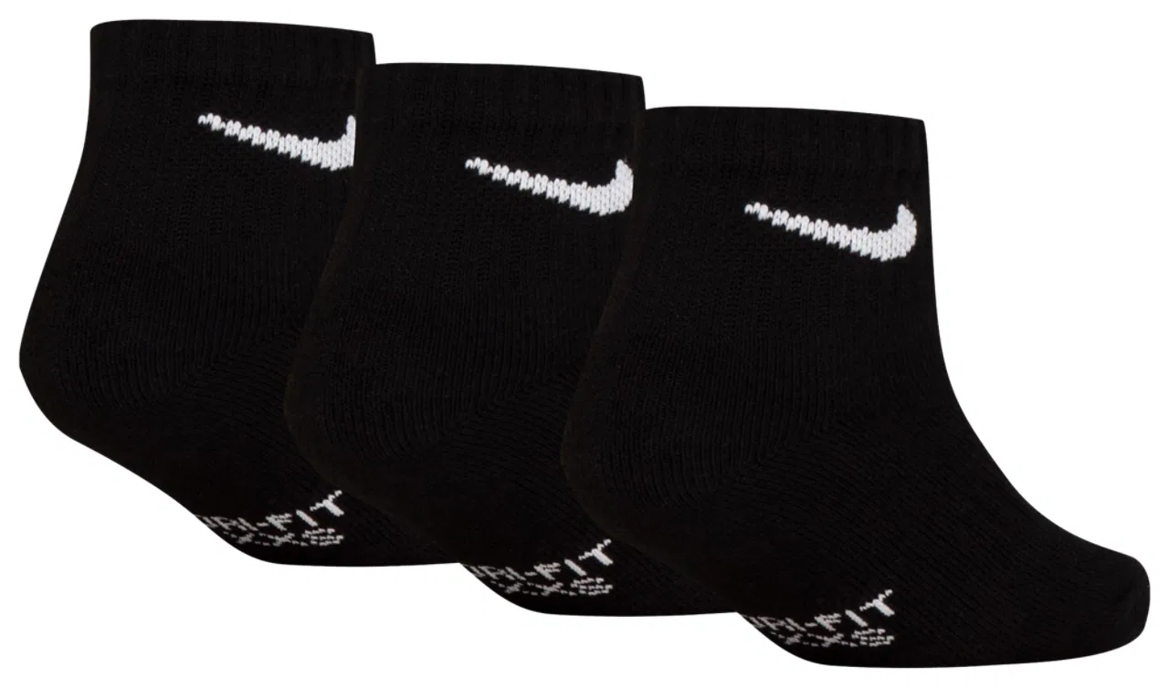 Носки для мальчиков Quarter Socks 6 Pack Nike, черный/белый — фото 3