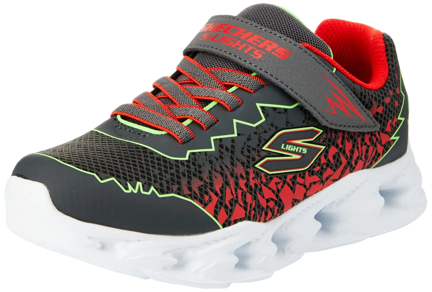 Детские кроссовки для мальчиков Skechers, Charcoal Lime