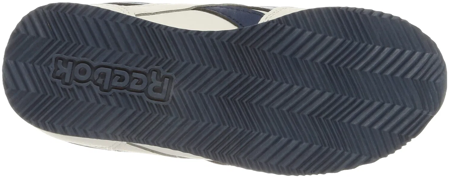 Детские кроссовки для мальчиков с принтом Royal Cl Jog 3.0 1v Reebok, Ftwr White Batik Blue Essential Blue — фото 4