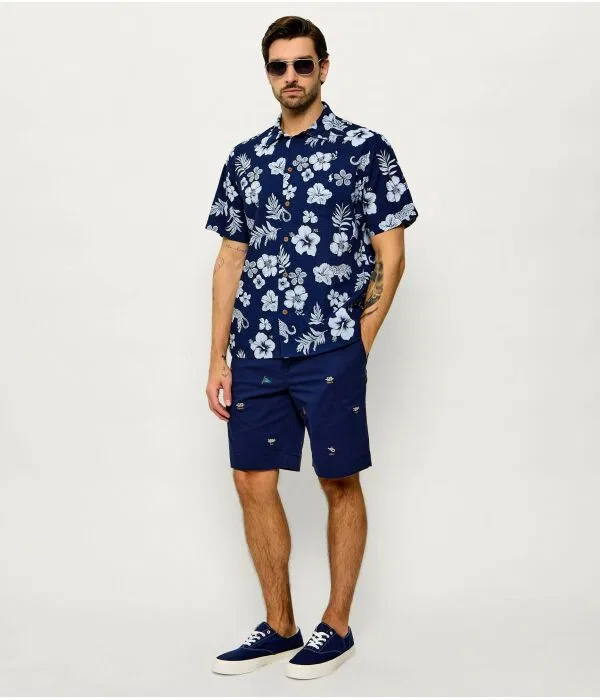 Мужские шорты чинос Bedford Polo Ralph Lauren, Blu Marino — фото 2