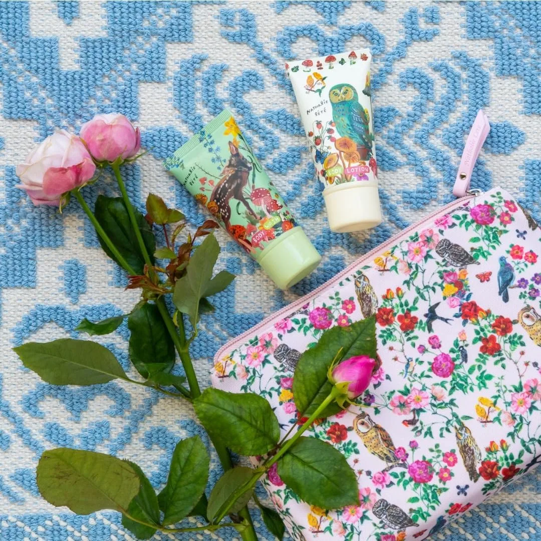 Набор дорожной косметички Shower Gel and Lotion 50ml Vintage & Co, Forest Folk — фото 3