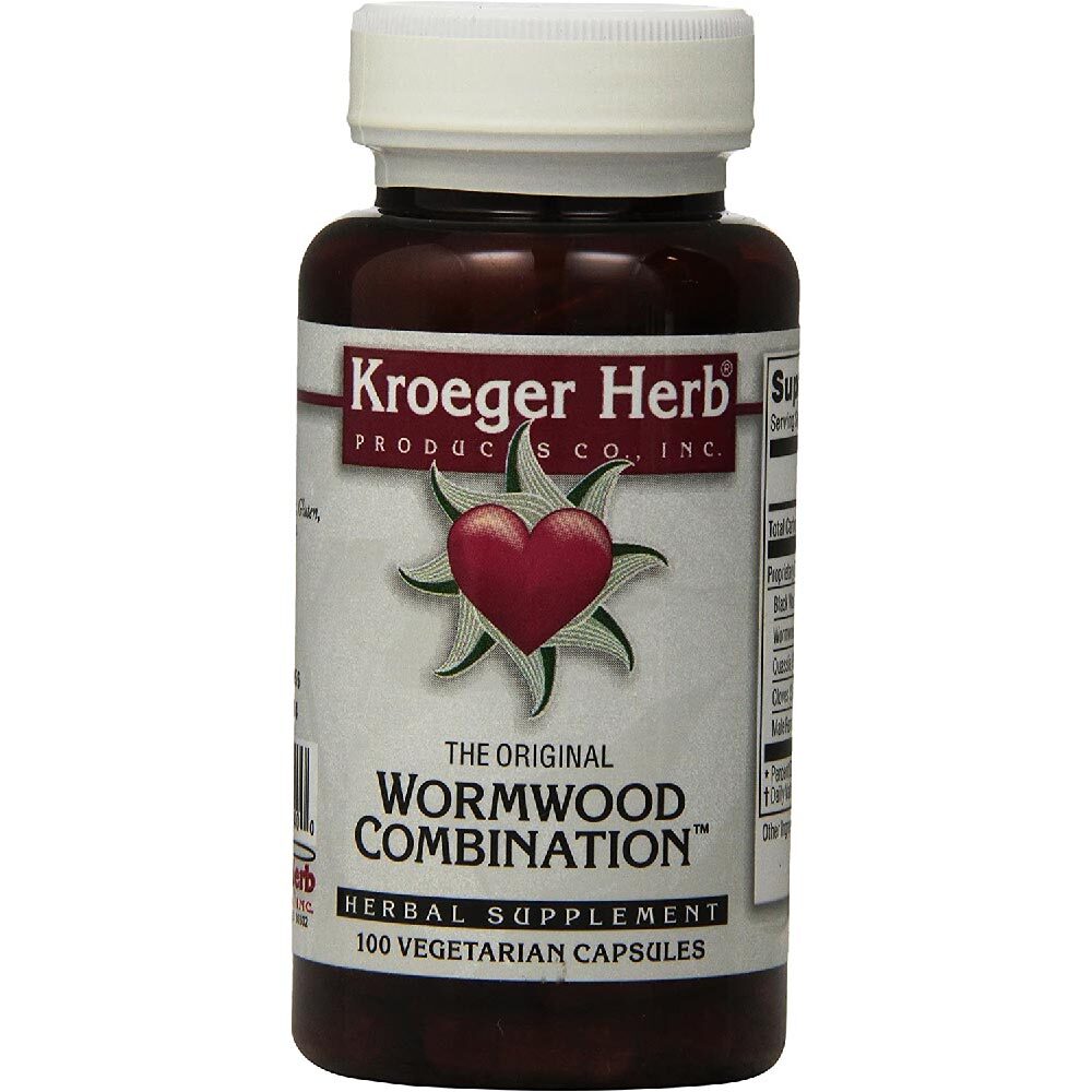

Экстракт полыни Kroeger Herb Wormwood Combination Co, 100 капсул