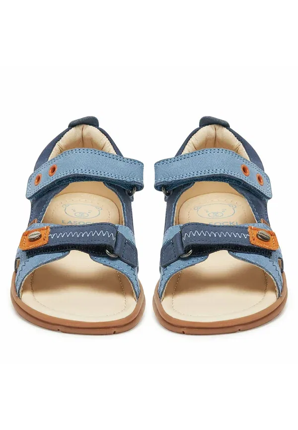 Сандалии кожаные Sandals boy Lasocki Kids, синий — фото 4