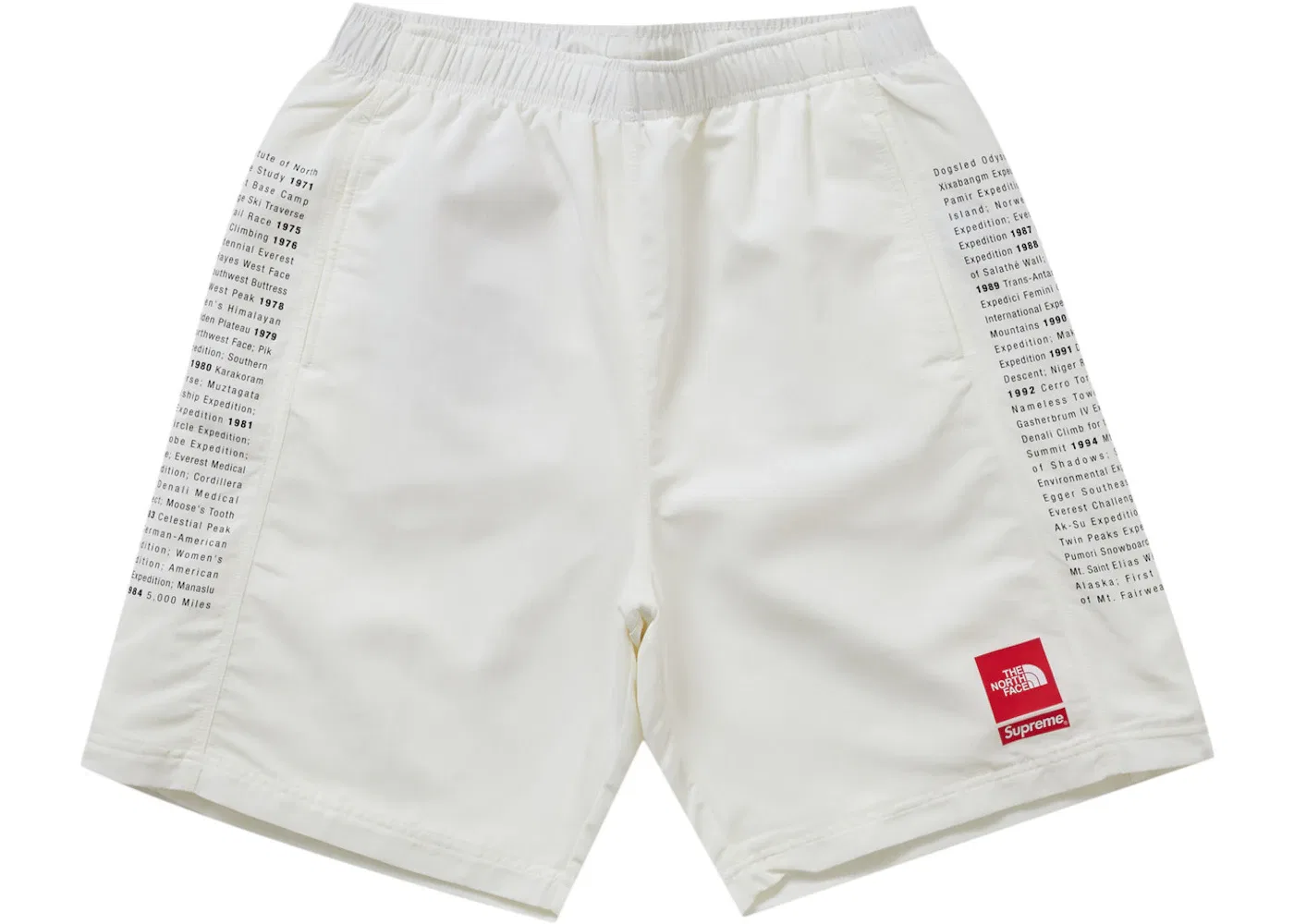 Мужские шорты с принтом Supreme, White