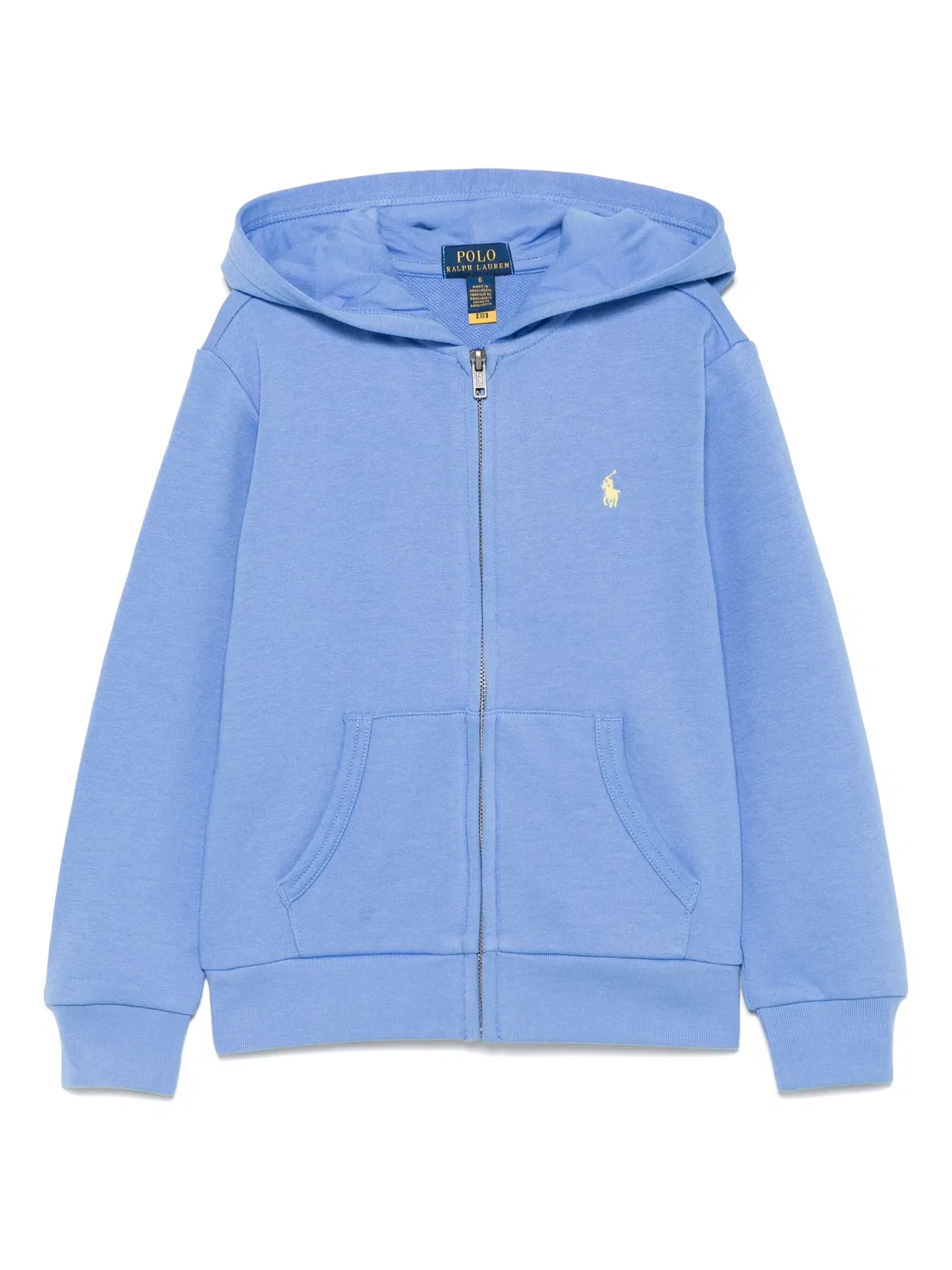 Толстовка с капюшоном и мотивом пони Polo Ralph Lauren, голубой