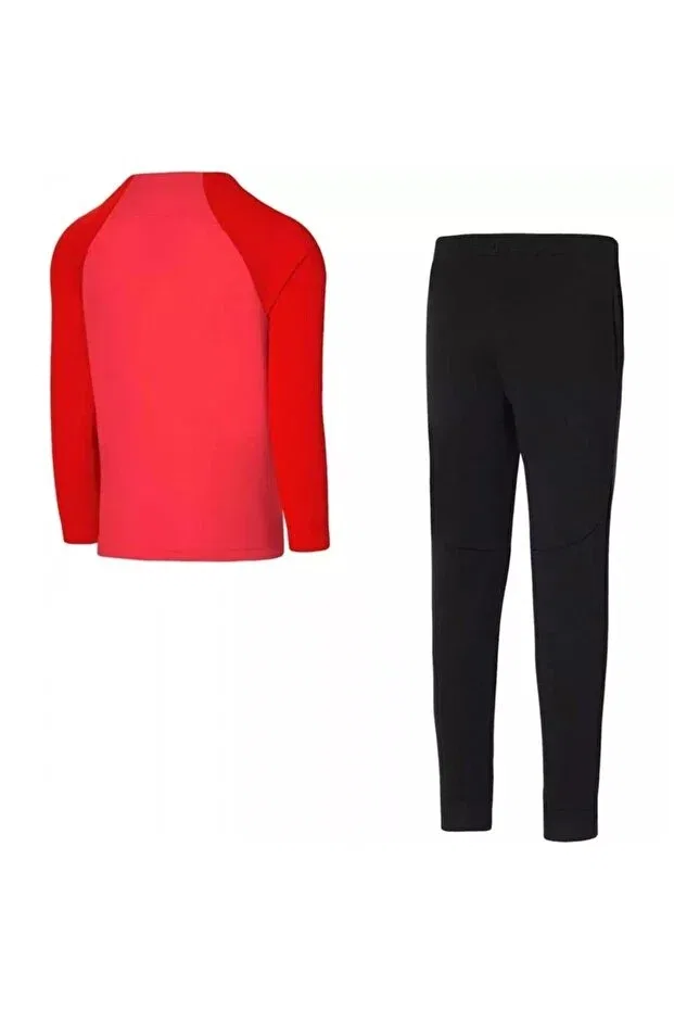Детский спортивный комплект для девочек с принтом Dri-FIT Academy Pro Kids Tracksuit Set Nike, Red — фото 2