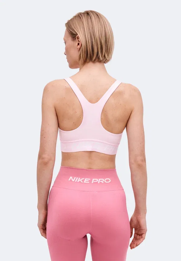 Бюстгальтер средняя поддержка 365 bra Nike Performance, Pink Foam, белый/розовый — фото 3