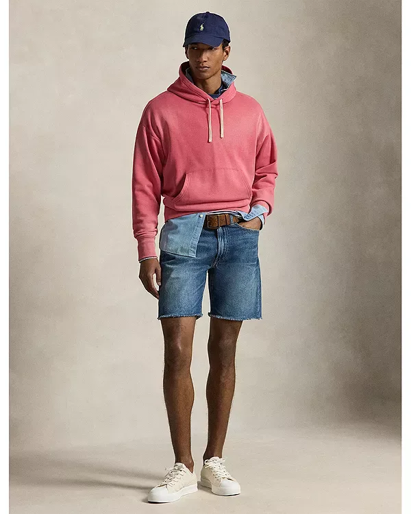 8-Дюймовые винтажные классические шорты с обрезанными краями Polo Ralph Lauren, Blue — фото 2