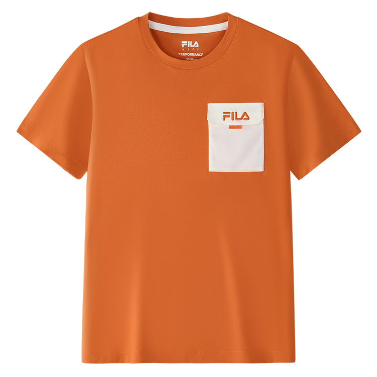 

FILA KIDS Футболка Outdoor Small Pocket оранжево-красная Kids'