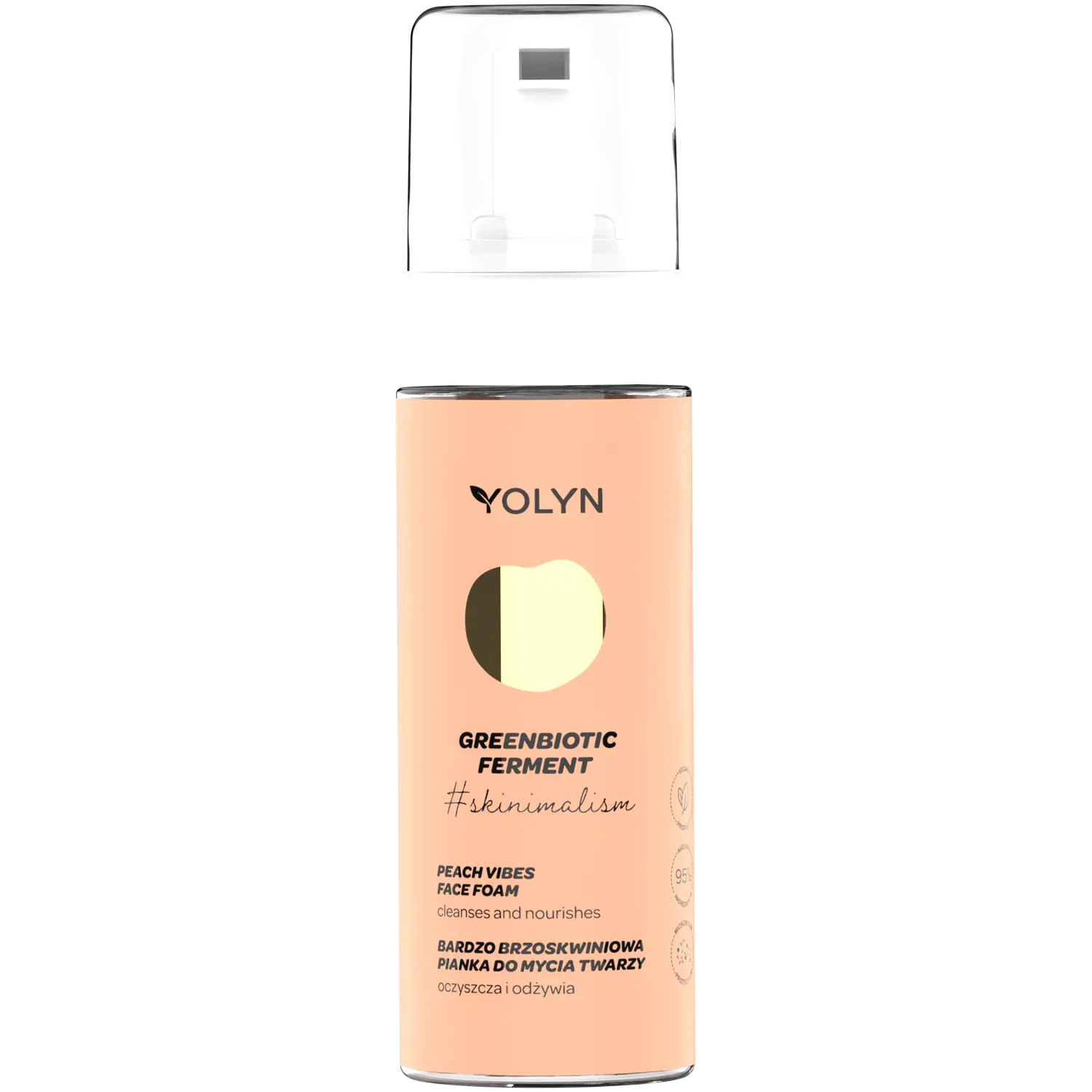 

Yolyn Пенка для умывания лица Very Peach, 150 мл