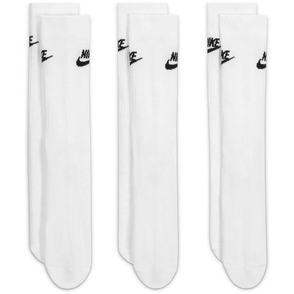 Детские носки Nike Sportswear Everyday Essential Crew 3 Pairs, Weiß — фото 4