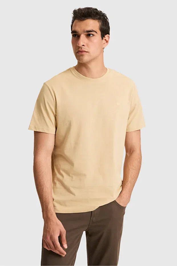 Мужская футболка хлопковая U.S. Polo Assn., Beige