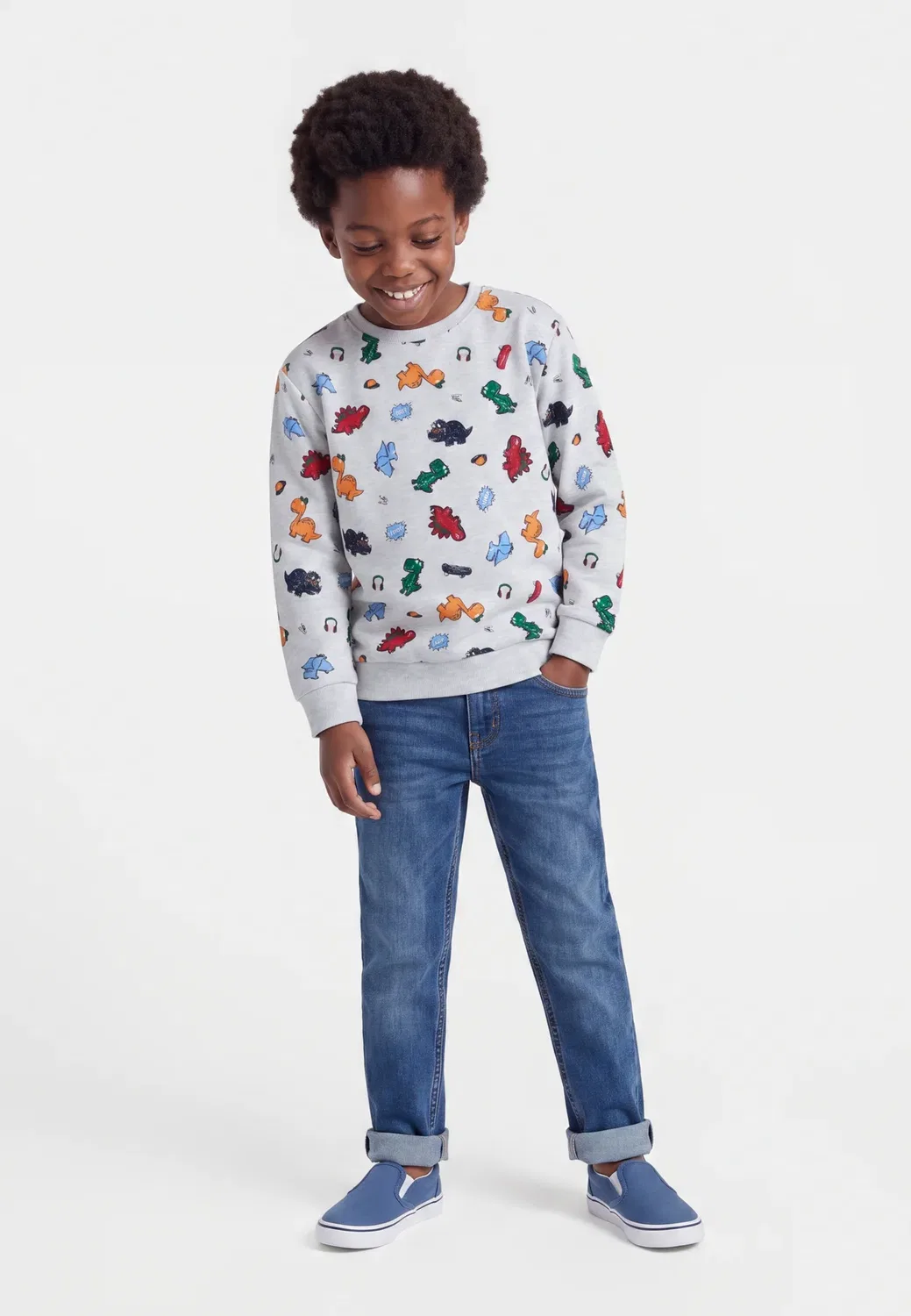 Коробка Nmmleon - толстовка Name It, Light Grey Melange