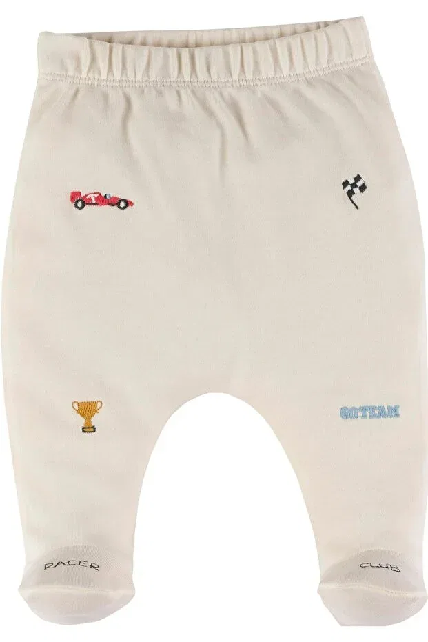 Детский комплект одежды хлопковый Organic set of 8 Idilbaby&Mamino, Ecru — фото 4