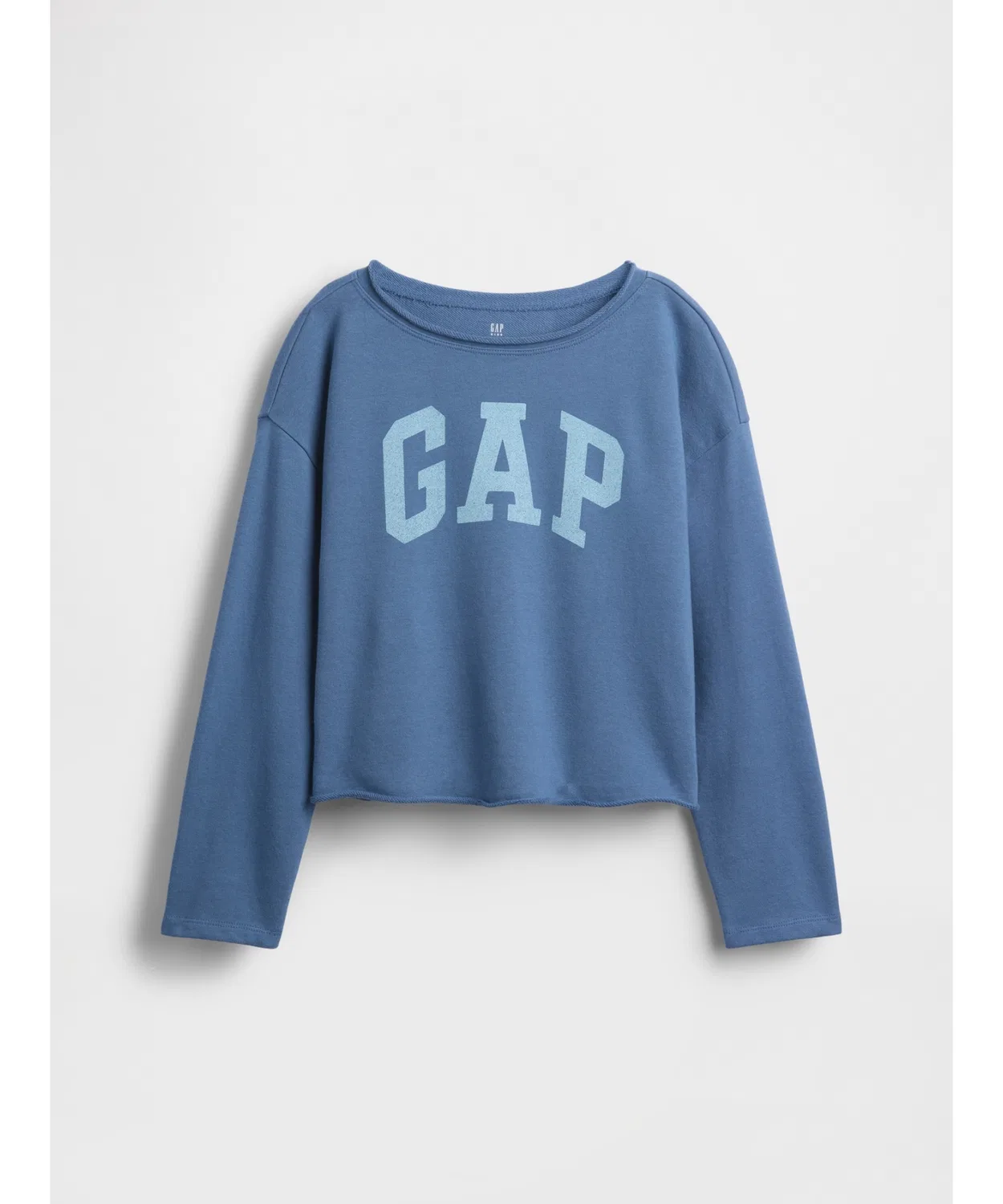 Детский свитшот с длинным рукавомGAP, Light Blue — фото 3