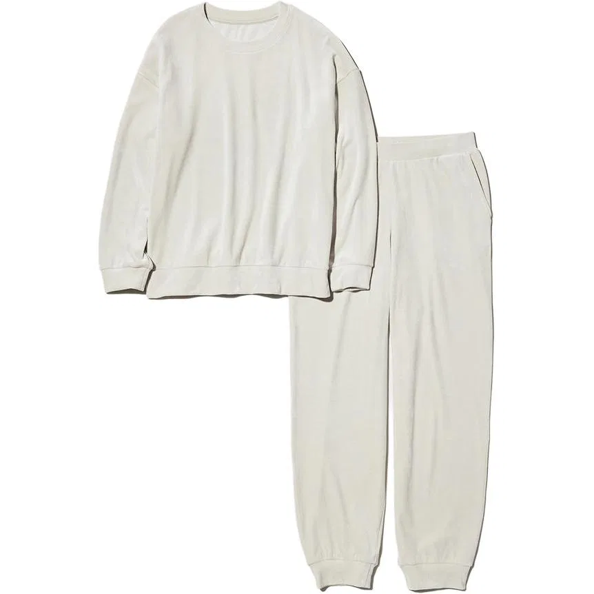 Женский костюм с круглым вырезом UNIQLO, Light Beige