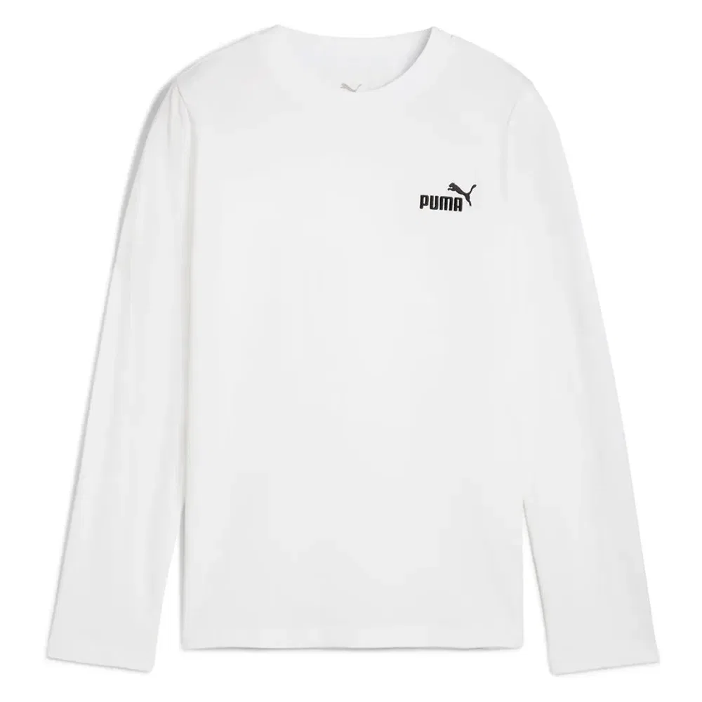 Футболка с длинным рукавом Essentials Foundation Nº1 Logo Puma, белый