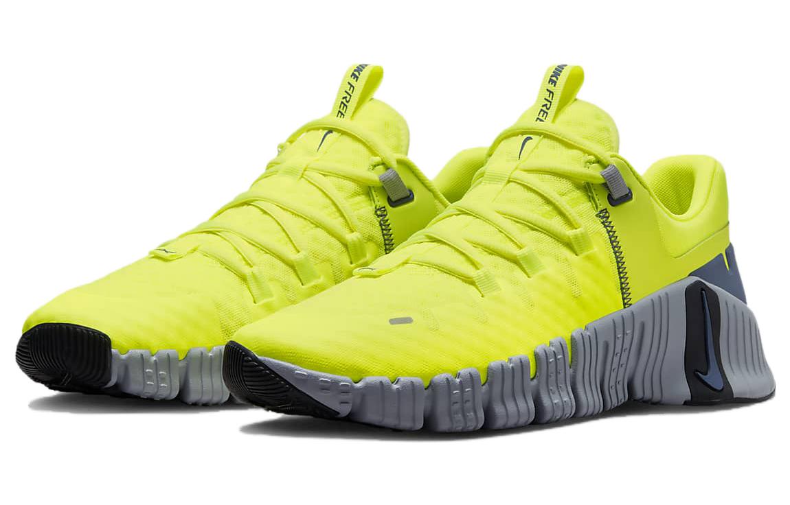 Кроссовки Nike Free Metcon, желтый/серый — фото 3
