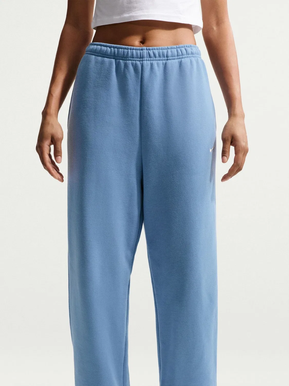 Джоггеры Nike Studio Fleece Work Blue — фото 3