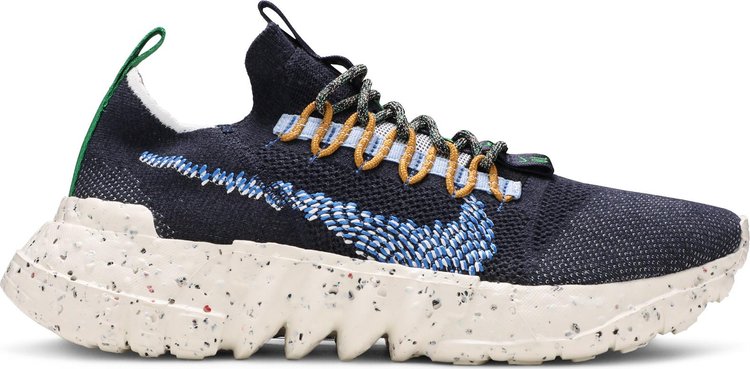 Кроссовки Nike Space Hippie 01 'Obsidian', синий - фото