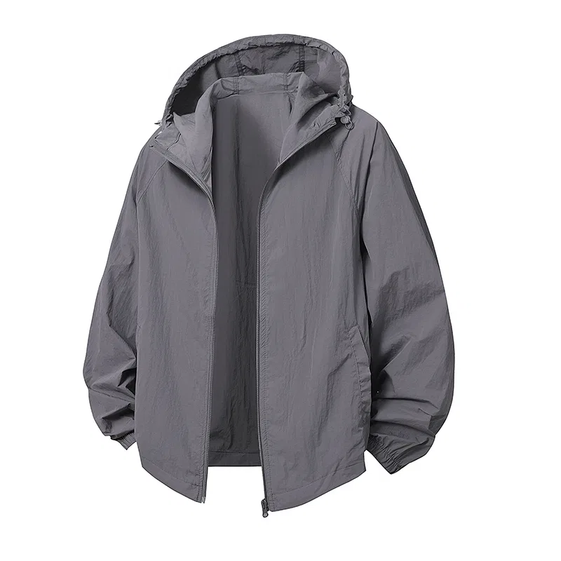 Детская защитная куртка UPF50+ Red Bean, Dark Gray