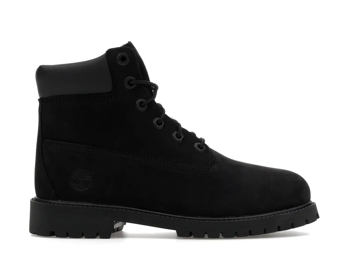 Детские ботинки Timberland 6" Premium Boot Black Nubuck (GS), Black Nubuck