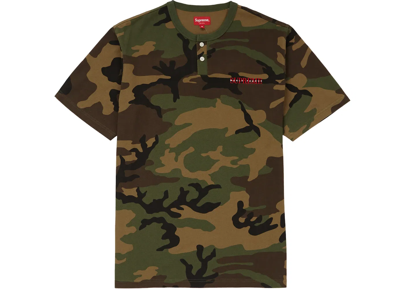 Мужская футболка с коротким рукавом Woodland Camo Supreme, Woodland Camo