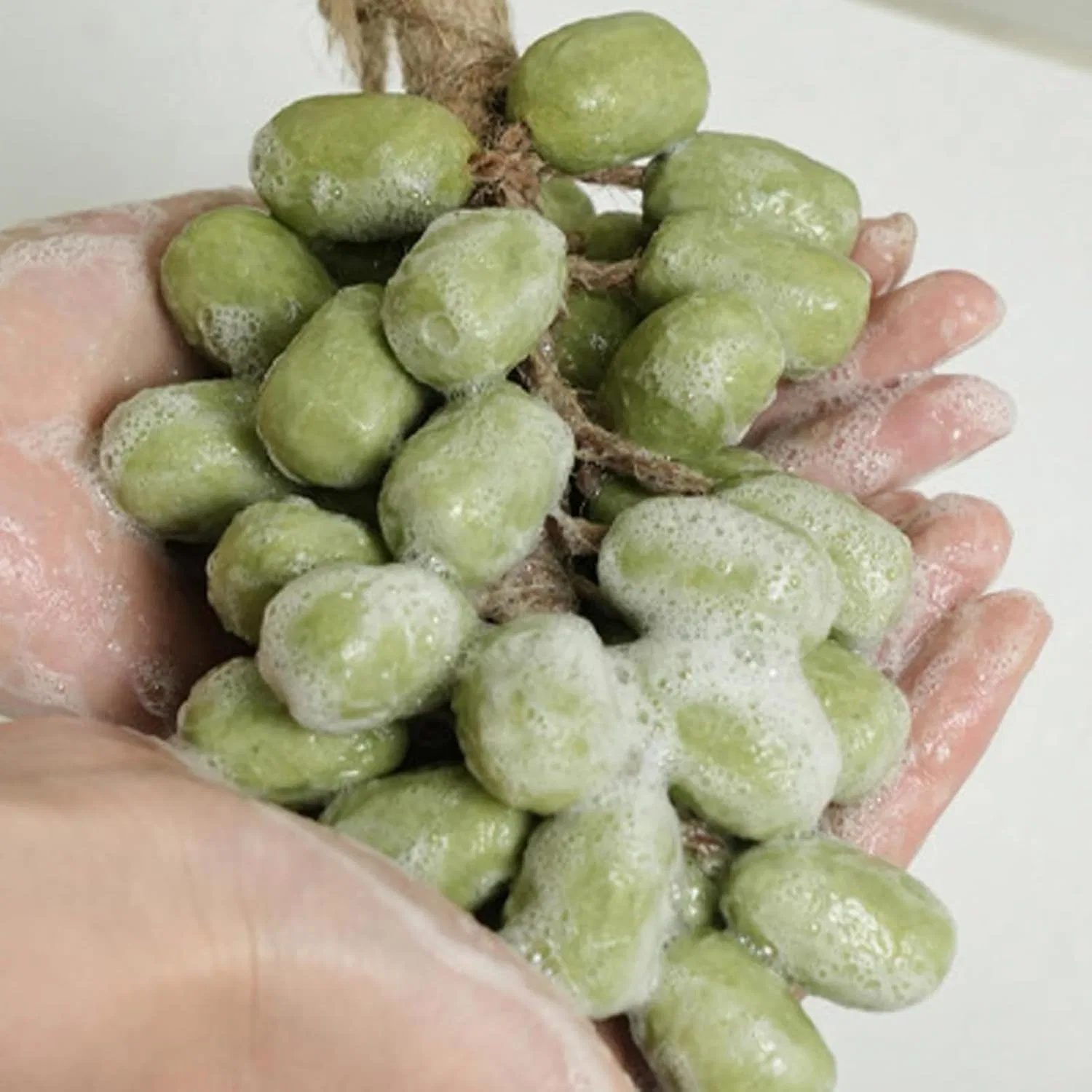 Твердое мыло с ароматом винограда, SXZAGZR, 40 шт, Green Grapes — фото 4