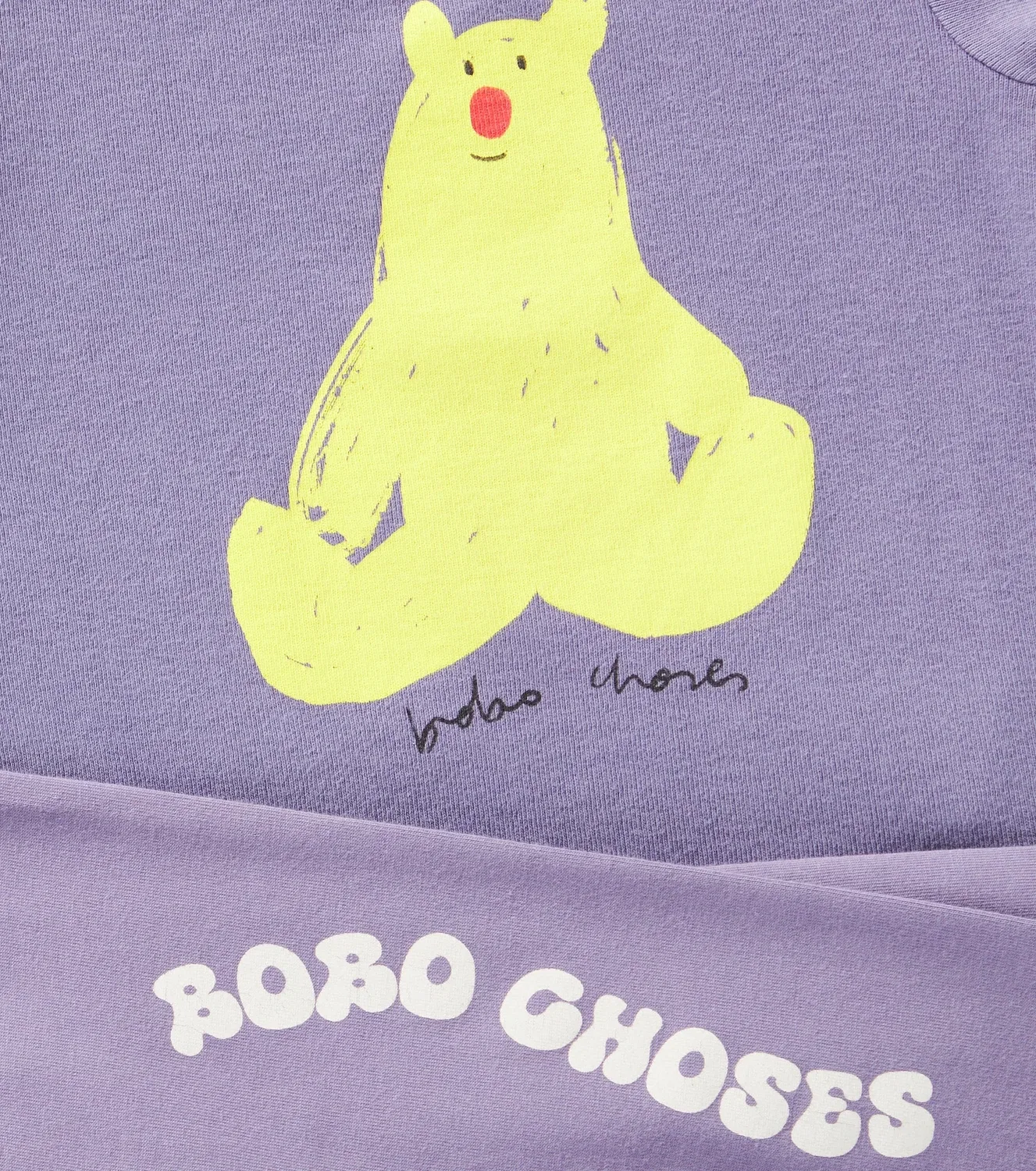Комплект из боди и легинсов с принтом мишки Hug Me Bobo Choses, синий — фото 3