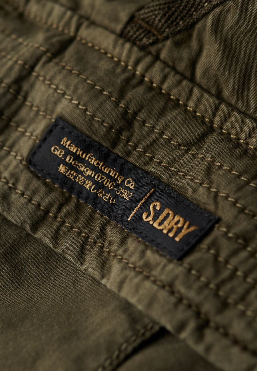 Юбка мини Superdry Skirt Utility, оливковый — фото 4