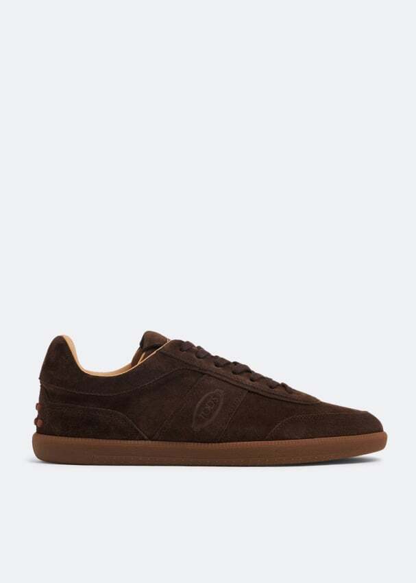 

Кроссовки TOD'S Tabs suede sneakers, коричневый