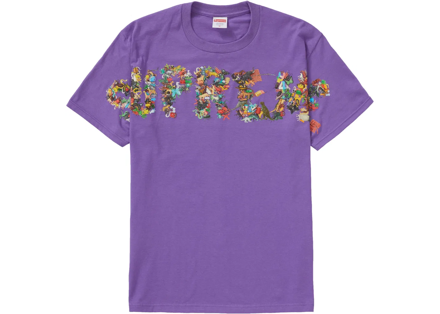 Мужская футболка с принтом Supreme Toy Pile Tee, Purple
