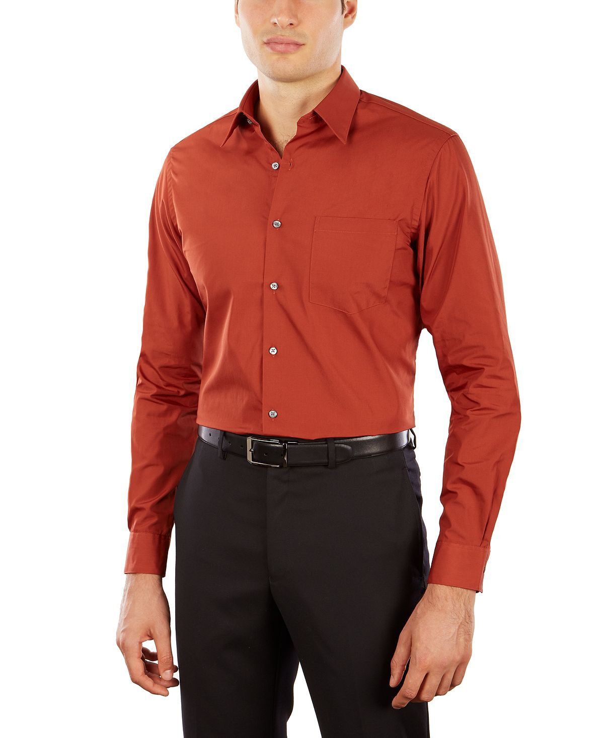 

Мужская классическая рубашка из поплина спортивного кроя Van Heusen