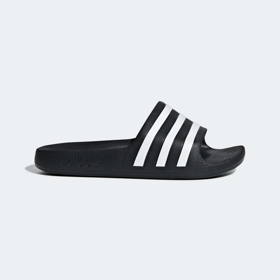 Детские спортивные шлепанцы с ремешками adidas Sportswear F35556 Adilette Aqua Slides Kids, Черно-белый