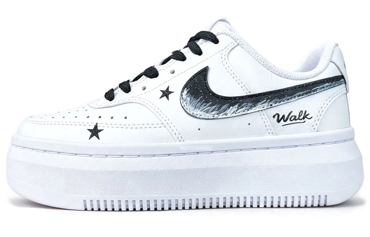 Детские скейтборд-кроссовки с принтом Court Vision 1 Nike, White
