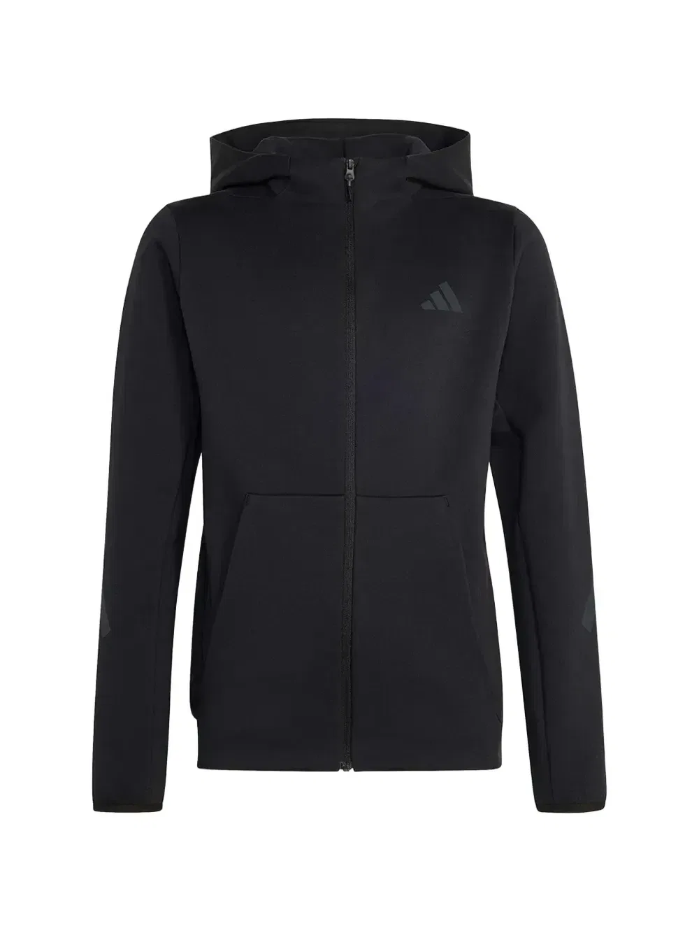 Худи на молнии с логотипом Z.N.E Adidas Kids, черный