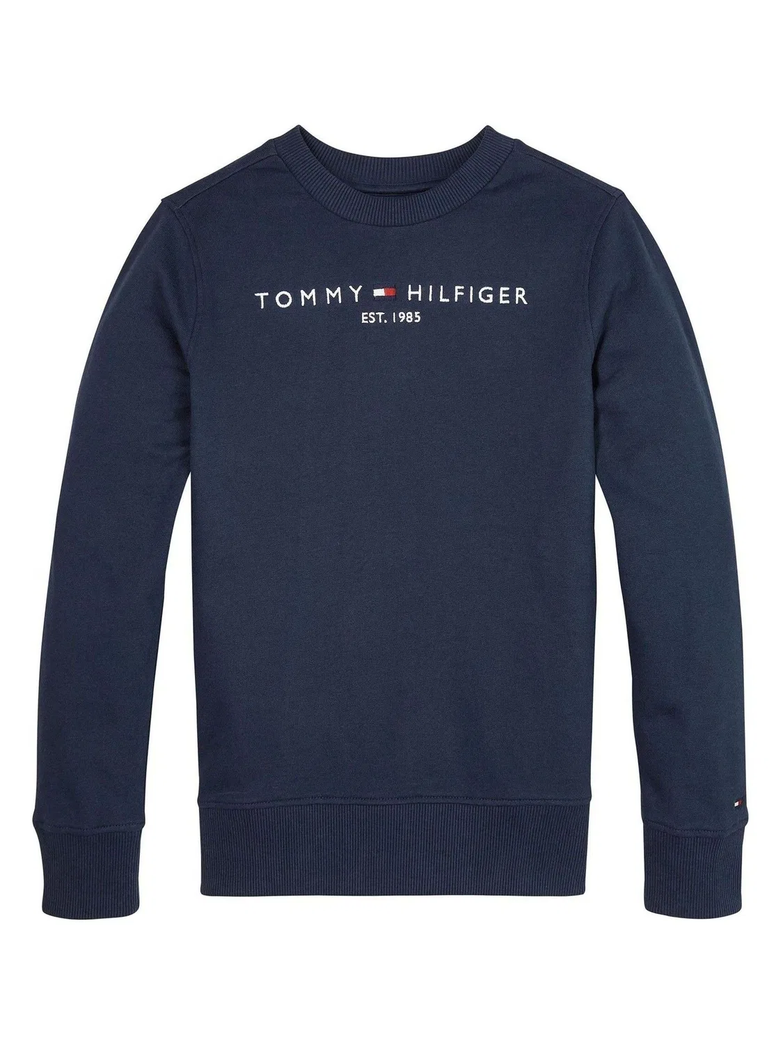 Свитшот с круглым вырезом, Essential Tommy Hilfiger, синий