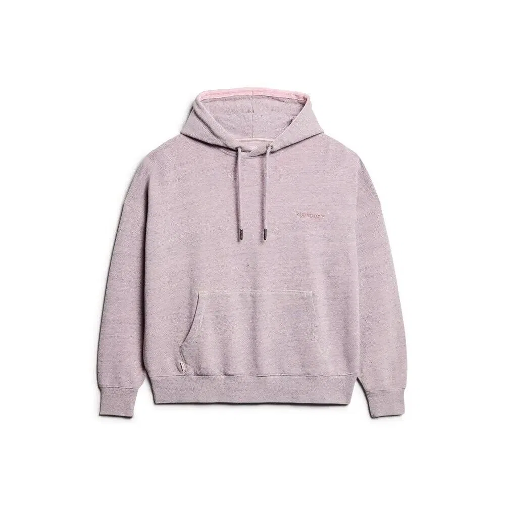 Женское худи с принтом Logo Essential Superdry, Rosa
