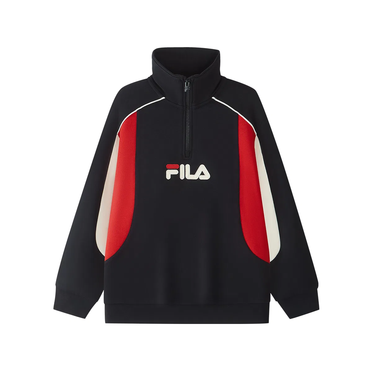 Детский свитшот с отложным воротником Legend Blue FILA KIDS